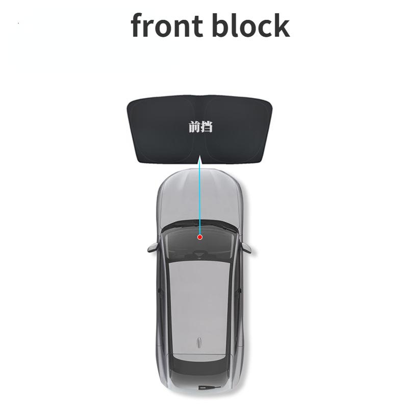 Auto Accessories Sunshade for Ford Mustang Mach-E 2024-2024 Car Interior Window Sunroof Sun Shade Net Sunshade Car Modification