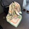 100% Шелковый Шарф Женские Шали Накидки для Леди Платки Фуляр Пашмина Шейный Платок Женский Хиджаб Бандана 53см Мода bufanda