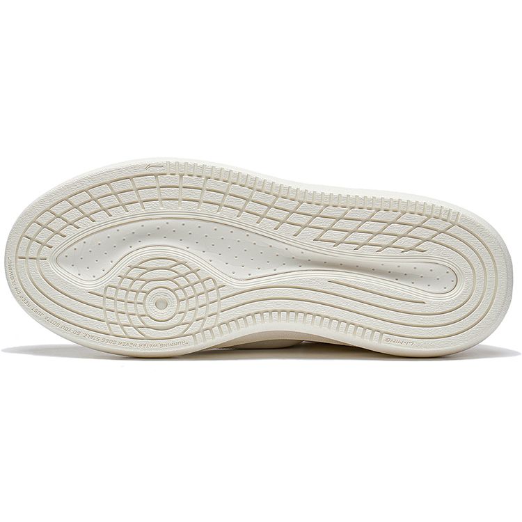 Li Ning Cloud Travel C4D Thick Sole Wear Resistant Shock Absorption Low Top Casual Shoes Men Sneaker Off-White AZGT089-4