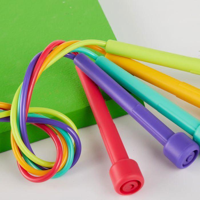 5 Cordes à Sauter Réglables Colorées pour Enfants, Garçons &amp; Filles (Couleurs Pastel) - Twiddlers - Fitness, Jeu, Entraînement