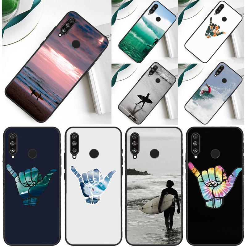 Чехол для Huawei Nova 12s 12i 11i 5T 9 10 SE Y91 Y90 Y60 Y70 Y72 Y61 P60 Pro P20 P40 P30 Lite с рисунком Серфер Surf Hang Loose Shaka