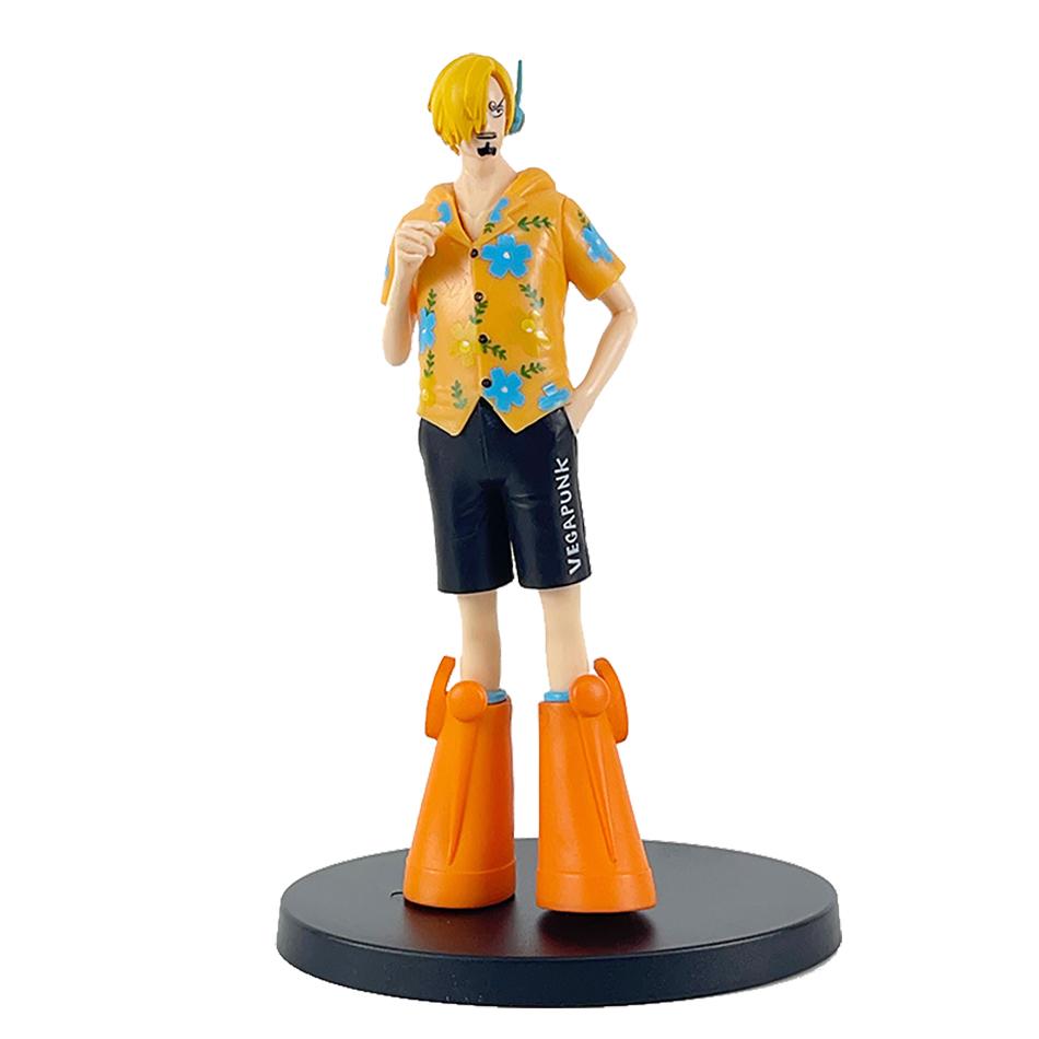 17cm Action Figures Of One Piece Characters Luffy, Zoro, Chopper, And Nami From Wanno Toys Desktop Collection Pvc Model