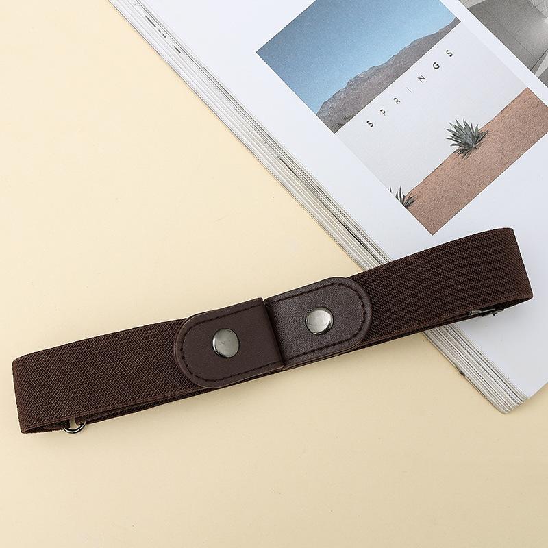 Невидимый ремень Бесследный Ленивый ремень Летний Эластичный Эластичный Джинсовый ремень Женское Украшение Инс Стиль Мужской Тренд