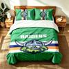 Canberra Raiders (23) 3pc set suitable for master bedrooms soft and comfortable an ideal gift for family and friends Includes one duvet cover and two 
