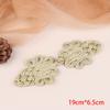 New Vintage Chinese Knot Buttons Gold Lace Trim Clasps For Cheongsam Decor Dance Dress DIY Sewing Accessories