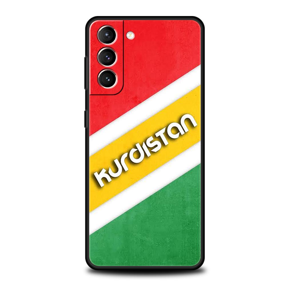 Чехол для телефона с курдским флагом для Samsung Galaxy S25 Edge S24 S23 S22 Ultra S20 S21 FE 5G S10 S9 Plus S10E Мягкий чехол