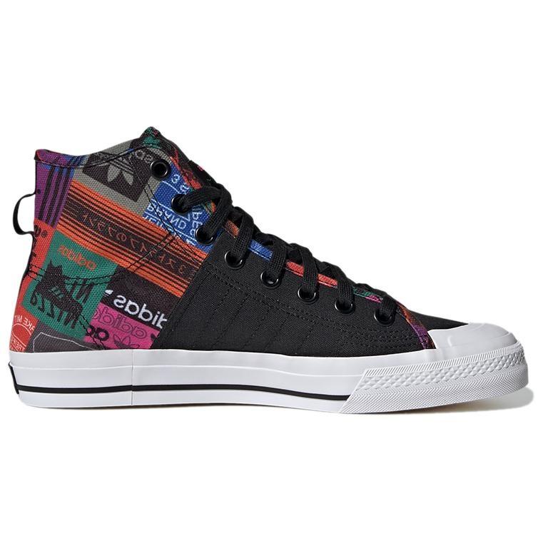 adidas Nizza Hi Rf 'Черный Оранжевый' Мужские GX2713