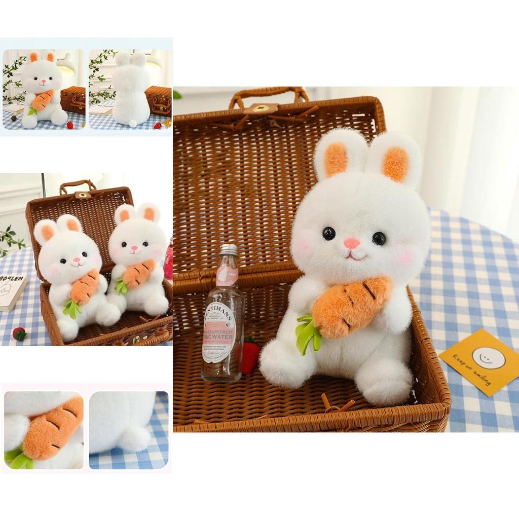 Soft And Cute Rabbit Plush Toy White Bunny Doll Perfect Gift For Kids
