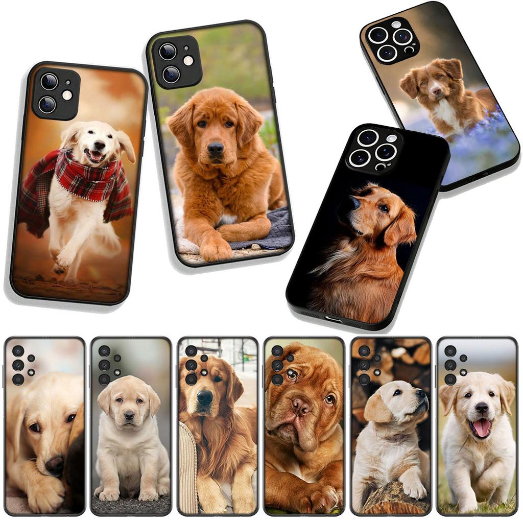 Phone Cover Animal Pet Golden Retriever Dog for Xiaomi Poco F7 F6 F8 Ultra F5 X7 X6 X5 X3 NFC M7 M6 Pro C85 C75 C65 C71 C61 Case