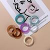 Ретро корейский акрил для женщин винтажные девушки палец кольцо прозрачные модные ювелирные изделия смоляные кольца