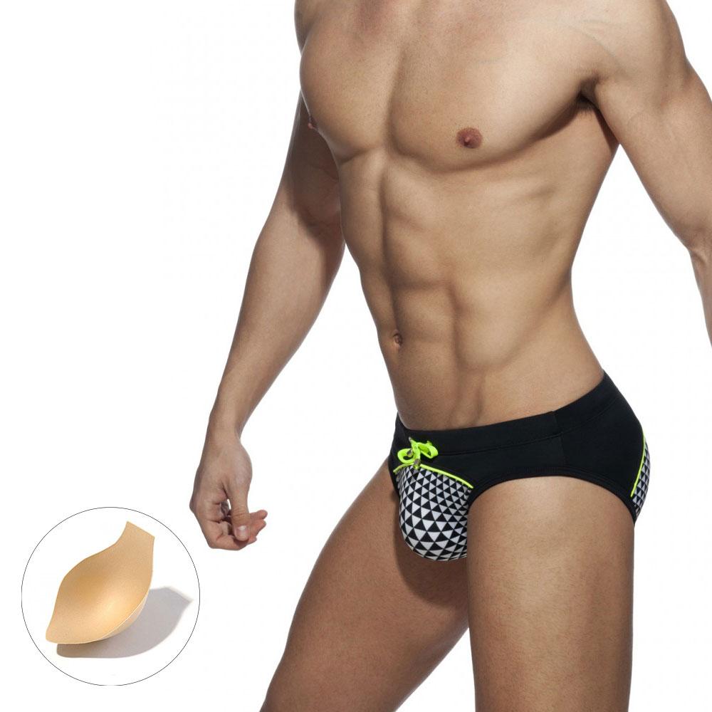 Men's Swim Briefs Padded Swimwear