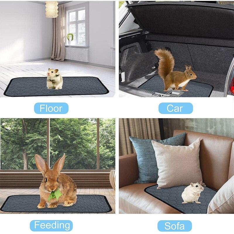 Летний охлаждающий коврик для морских свинок, охлаждающий коврик для маленьких животных, дышащий коврик для мочи хомяка для кролика, шиншиллы, ежи