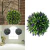 Hanging Basket Lavender Topiary Home Decoration Plastic Restaurant