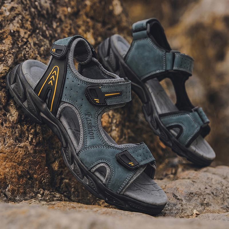 Lightweight Open Toe Casual Sandals Breathable Anti Slip Summer Beach Walking Travel Outdoor Comfortable Footwear Style TQ2688