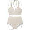 Source is a 1011 new split swimsuit women's high-waisted triangle sexy hot spring swimsuit