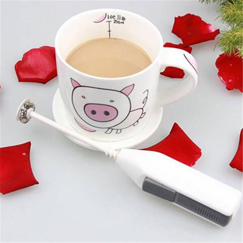 Мини Ручной Электрический Венчик Миксер Кофе Молоко Вспениватель Кухонный Инструмент KTY