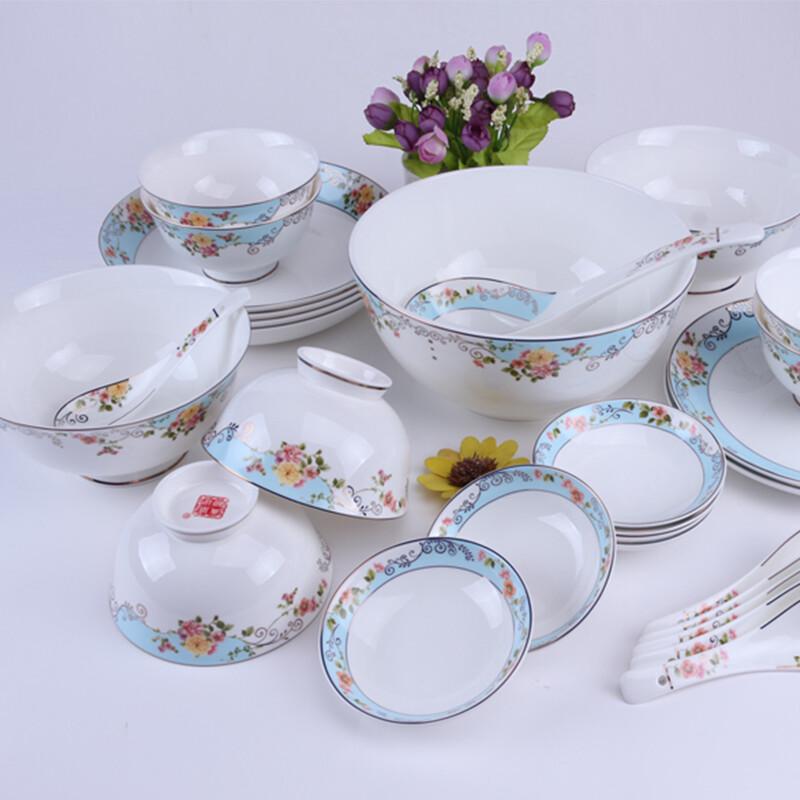 Керамический набор столовой посуды в стиле танской поэзии