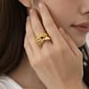 Geometric Eagle Shape Ring Cool Chunky Ring Creative Exaggerated Ring  Gift