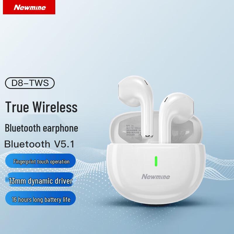 Newman D8 TWS Bluetooth 5.1 Earbuds