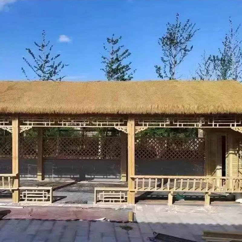 1pc Artificial Thatch Top Roll, for Garden Decoration,I-Bar Fence,Terrace,Garden Decoration Farmhouse Courtyard Roof,Scenic Area