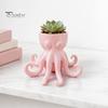Уникальный Горшок-Статуэтка, 3D-Печатная Ваза-Осьминог, Цветочный Горшок Необычной Формы, Креативный Горшок, Подарок Цветочный Горшок, Смешное Животное для Комнатных и Уличных Растений, Сада