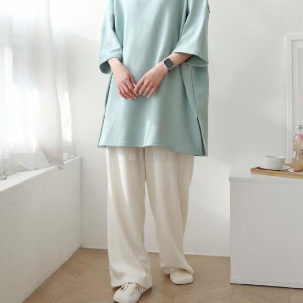 New ArrivalS Open Run Women S overSized ShorT Sleeve Long T ShirT Plain