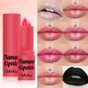 8 Colors Velvet Lip Gloss Pearlescent Lipstick Glitter Lipstick Black Lipstick Long Lasting Non-Fading Non-Sticky Cup Lipstick