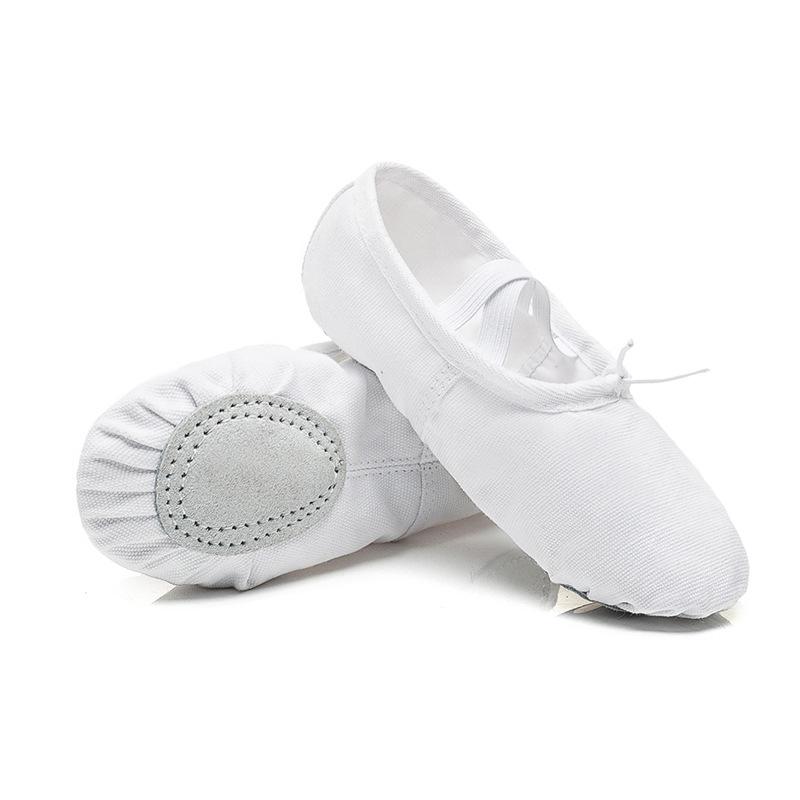 Canvas Dance Shoes Soft Bottom Practice Cat Claw Shoes Gymnastics Yoga Shoes Girls Class Ballet Dance Shoes