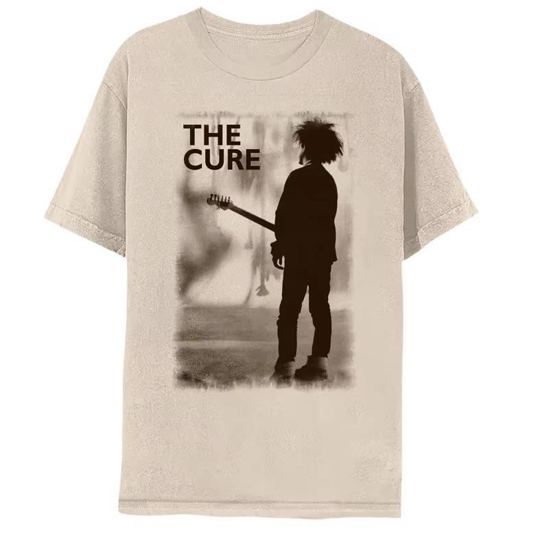 Hot The Cure Rock Band Boys Dont Cry Unisexs American Casual Shortsleeved Tshirt Oversized Unisex Cotton Y2k Short Sleeves Soft