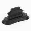 6pcs Black Lid Stopper Silicone Rubber Replacement Stopper Seal Stopper for Contigo Autoseal Travel Coffee Mug Leak-Proof