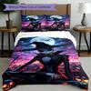 3pcs Duvet Cover Set (1*Duvet Cover + 2*Pillowcase, Without Core), The Nightmare Before Christmas Print Bedding Set, Bedroom Decor, All‑Season, Birthd