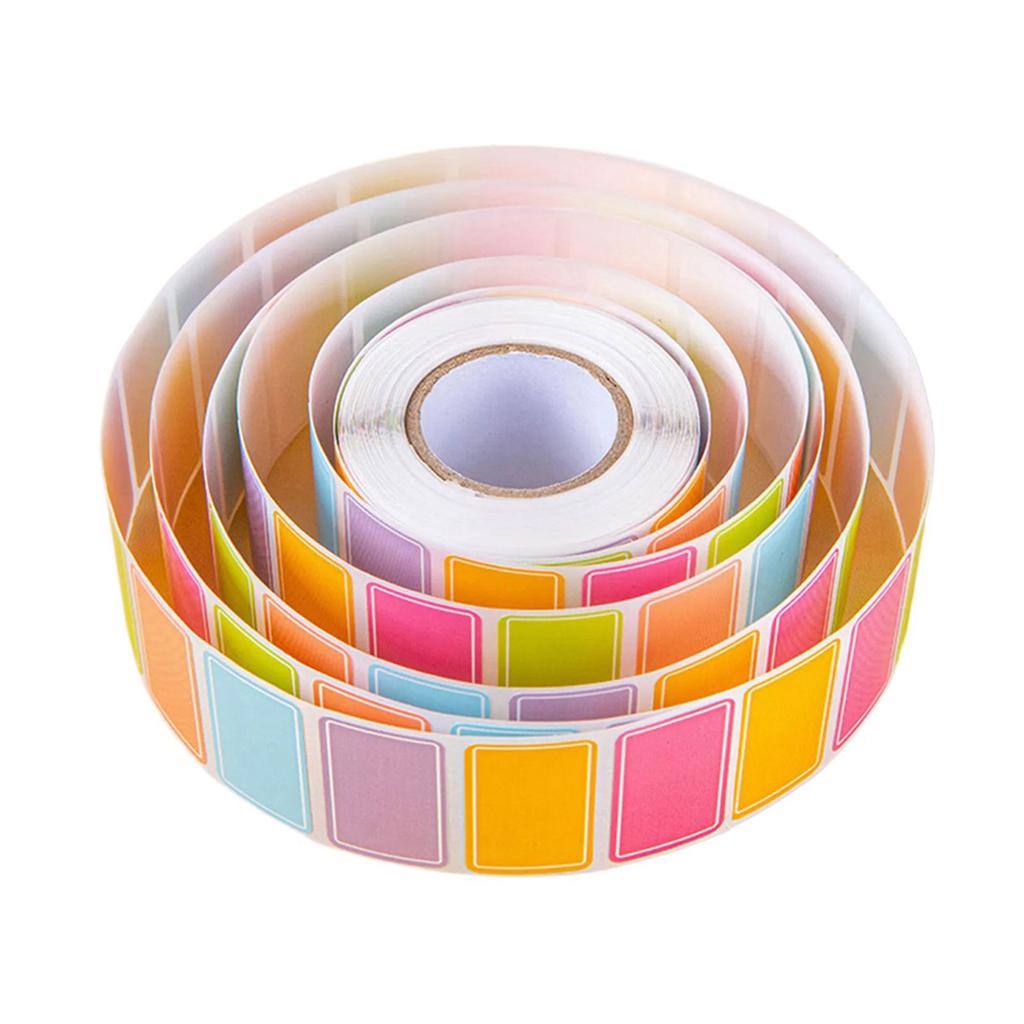 Водонепроницаемые самоклеящиеся этикетки для организации дома, офиса, школьных принадлежностей с износостойким дизайном