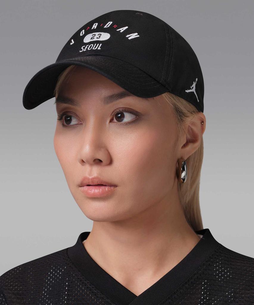 Nike Неструктурированная кепка Jordan Club Seoul - Черная:Белый / Im6072-010