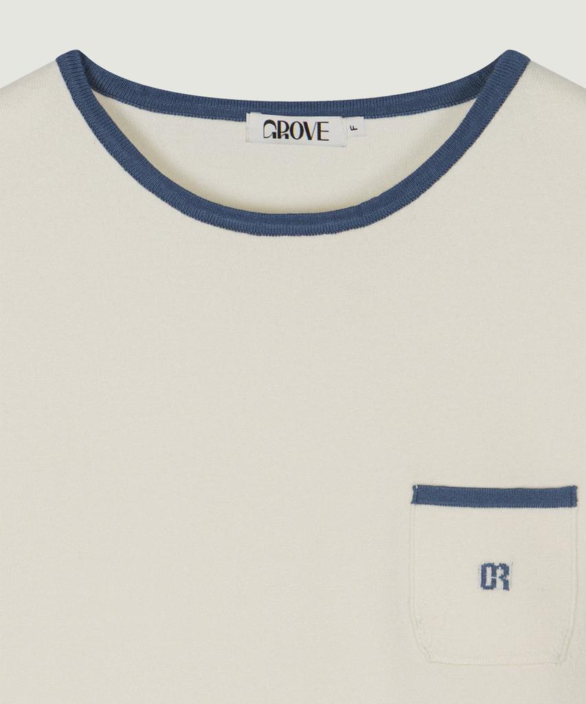 GROVE Jesse Knit Top (Ivory)