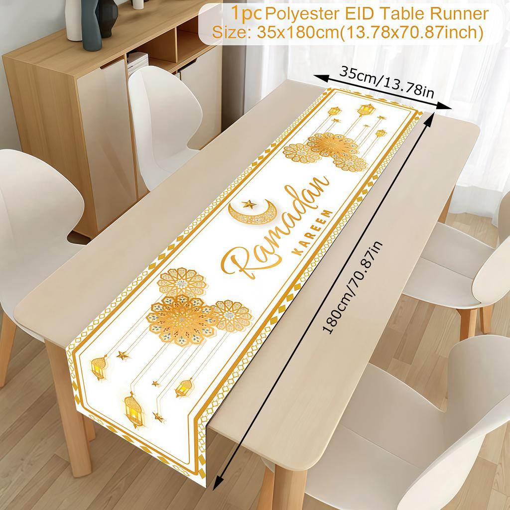 1 шт. Скатерть Ид Мубарак Декор на Рамадан для Домашней Вечеринки Принадлежности Ид аль-Адха Рамадан Карим Домашний Декор