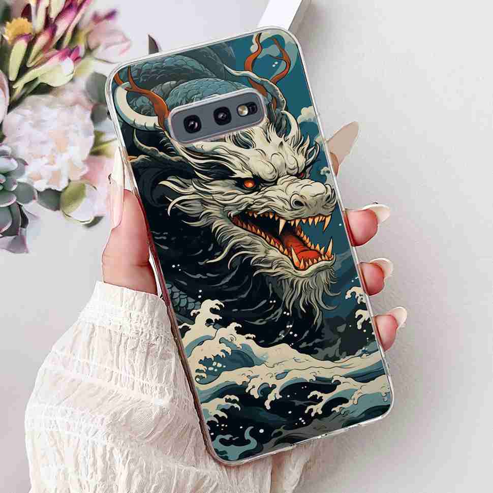 Чехол для Samsung Galaxy S10e SM-G970 Модный Бант Цветок Мягкий Силикон ТПУ Чехол-бампер Для Samsung S10e S10E SM-G970F 5.8" Корпус Телефона
