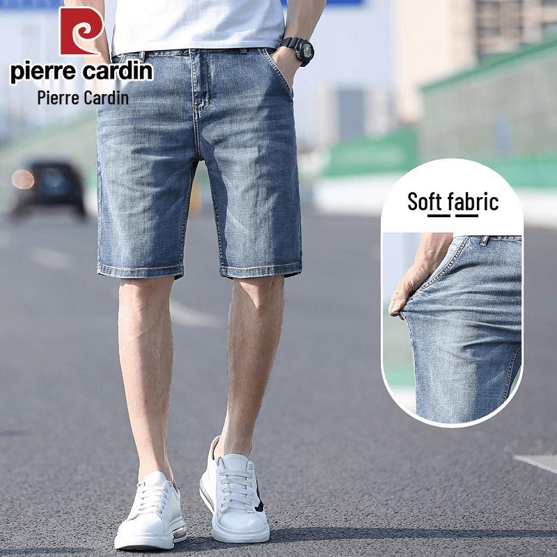 Pierre Cardin Men's Summer Thin Denim Shorts