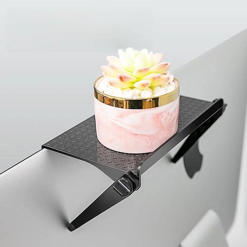 Регулируемая верхняя полка для экрана телевизора, не требующая сверления, компьютерный монитор, настольная подставка для дисплея, держатель для хранения, органайзер для домашнего офиса