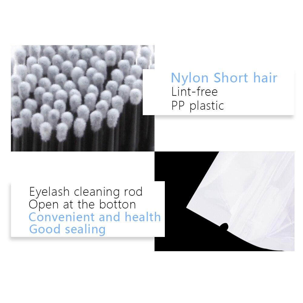 200 шт., кисти для ресниц, одноразовые тампоны, микрокисть для губ, кисть для бровей, тушь для ресниц, палочка, аппликатор, аксессуары для ресниц