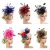 Ascot Race Fascinators Top Hat Cocktail Tea Party Feather Flower Headband Headwear Fascinator Hats