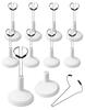 Doll Stand Set of 10 Action Figure Display Stand S.fields.inc (White 20cm)