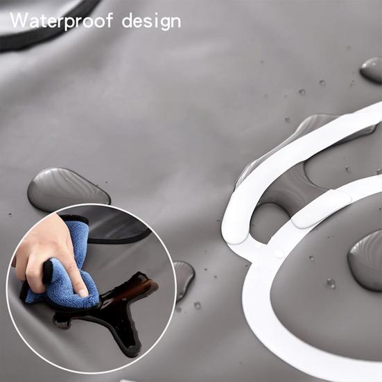 Useful Pocket Design Anti Stain Comfortable Back Lace-up Cooking Apron for Home Kitchen