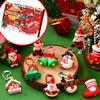 24-Piece Christmas 3D Countdown Plush Toy Sculpting Fun Calendar Toy Set (24 Toys)