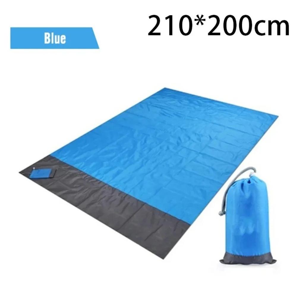 Portable Polyester Camping Mat Waterproof Folding Picnic Mat Lightweight Sand Beach Mat Outdoor
