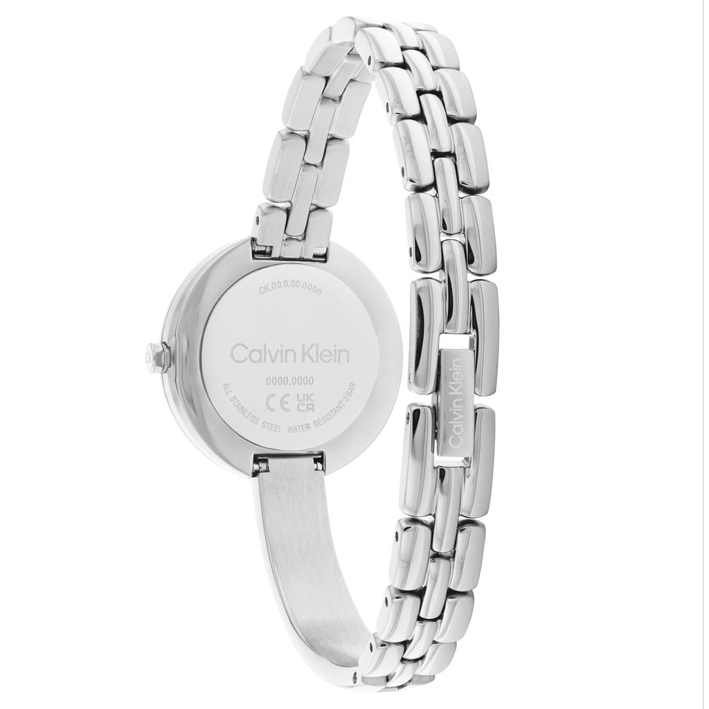 Calvin Klein Кварцевые часы Браслет из нержавеющей стали Серебристый циферблат Подарочная коробка Светящиеся и ночные стрелки Женские часы 25200278