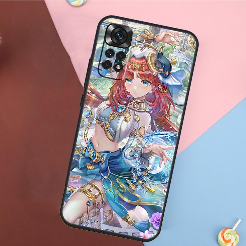 Чехол Genshin Impact Нилу для Xiaomi Redmi Note 13 Pro 14 12 11 9 10 9S 10S 11S 12S Redmi 10C 12C 13C 14C