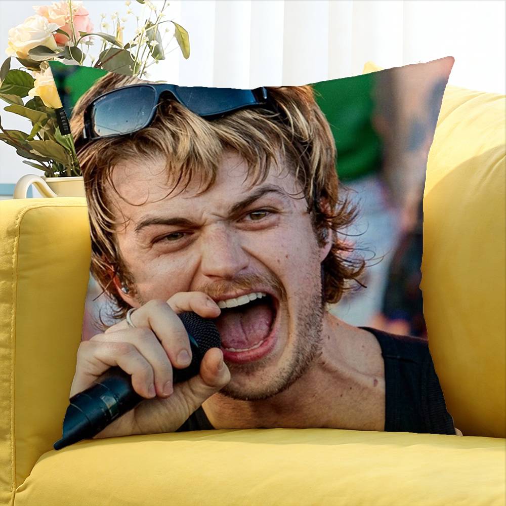 Actor Joe cool Keery Various Sizes Square Pillow Case For Car Home Bedchamber Decor