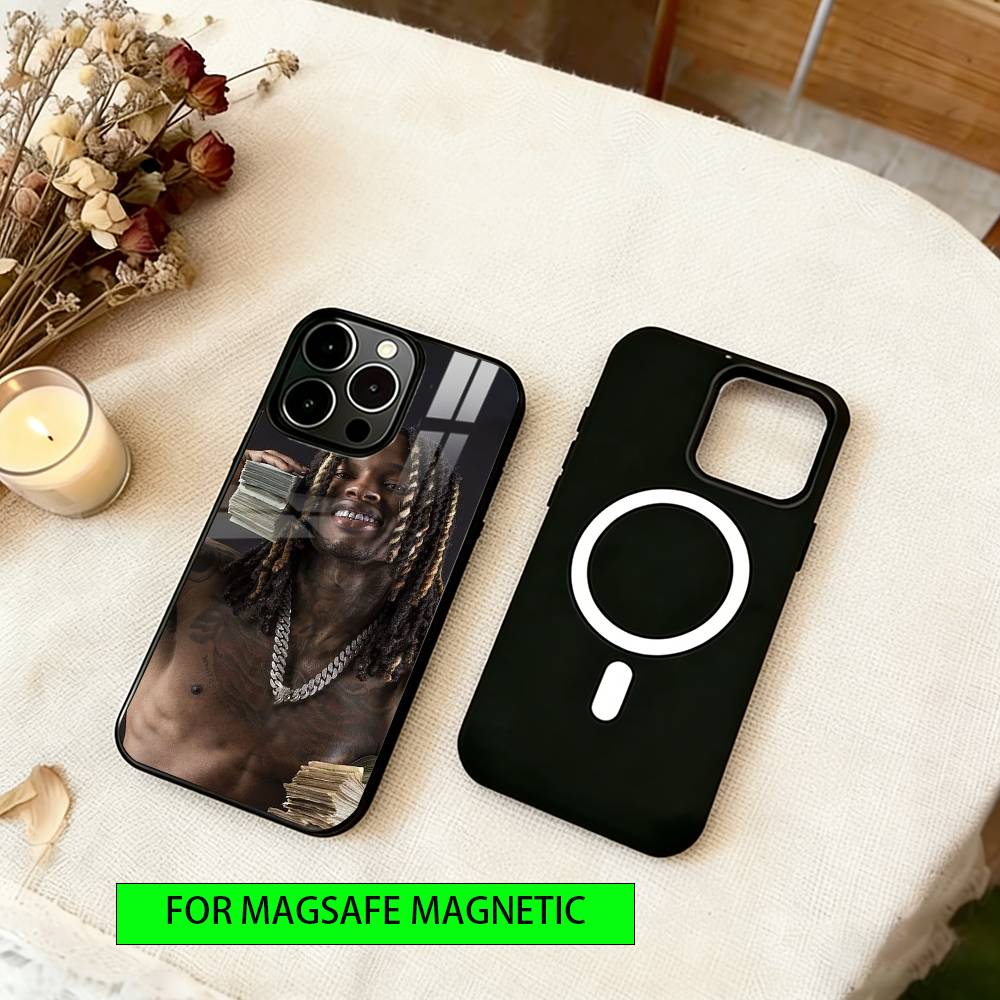 Raper K-King Von Phone Case For iPhone17,16,15,14,13,12,11 Plus,Pro Magnetic with Magsafe Wireless Charging