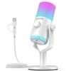 Maono DM30 RGB USB Конденсаторный Игровой Микрофон с RGB-подсветкой, Выходом для Наушников, Plug & Play для ПК, Mac, PS4, PS5