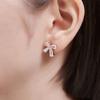 CRANNE 14K GF Ribbon Waterdrop Cubic Earrings C24EGF216
